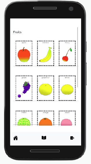 Fruits :Funtu app help kids to see , listen and learn the names of fruits 