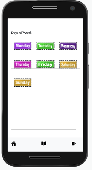 Days of week :Funtu app helps kids to remember Days names