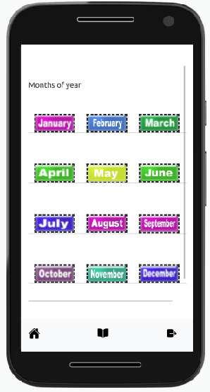 Months of year :Funtu app is an easy way to learn months of year 