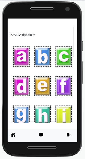 English Lowercase Alphabets or Letters Funtu app is designed to help kids to see , listen and learn English lowercase Alphabets or Letters  
