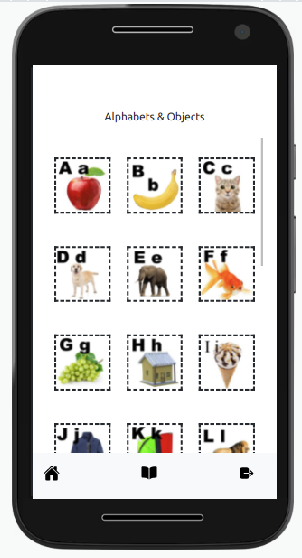 English Alphabets & Objects :help kids to see , listen and learn  English Alphabets & Objects