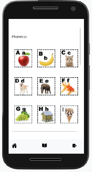 English Alphabets Phonetics Funtu app is designed to help kids to see , listen and learn  English Alphabets Phonetics 